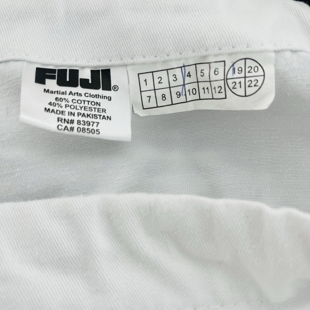 Fuji Kimono Martial Arts Traditional Pants 42x26 Mens White  Jiu Jitsu Judo MMA - Picture 4 of 4